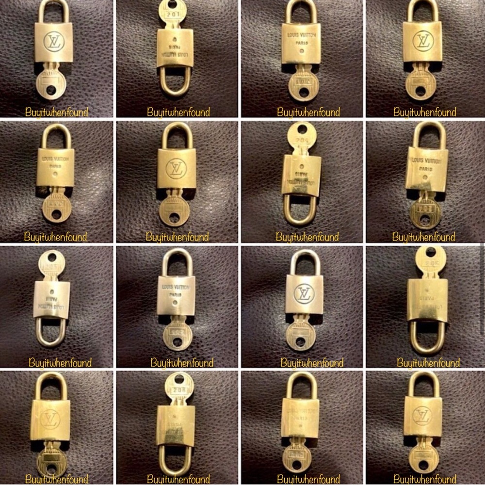 LOUIS VUITTON Lock Key 200 Series (Multiple Options) LV Lock Key AUTHENTIC HTF - Picture 6 of 17
